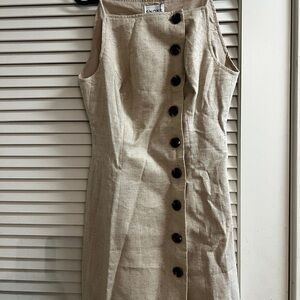 SNDYS / REFORMATION brand new Allegra cotton linen mini dress